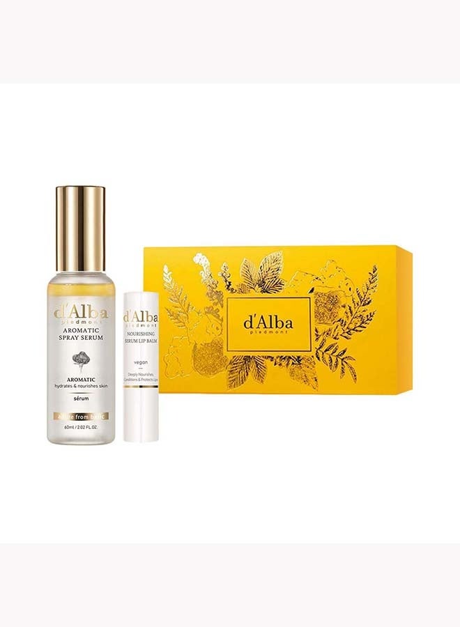 d'Alba Multi-Balm Set Double Serum All In One Multi Balm 10g + Aromatic Spray Serum 60ml - Image 1